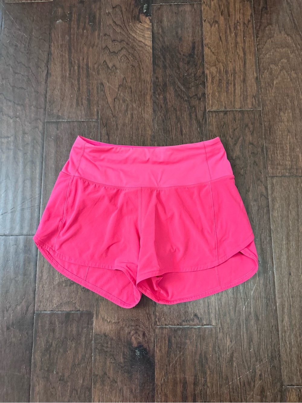 lululemon athletica Neon Pink Layered Athletic Shorts